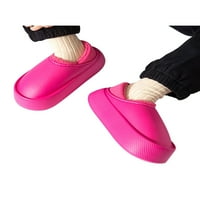 Ženske tople cipele Fluffy Fuzzy Slipper klizanje na plišanim papučama Muška kućna cipela Lagana platforma Vodootporna udobnost Rose Red Warm Cipele 8.5-9