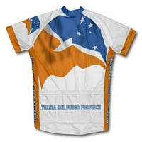 TIERRA DEL FUEGO Provincije zastava s kratkim rukavima Biciklistički dres za žene - Veličina L