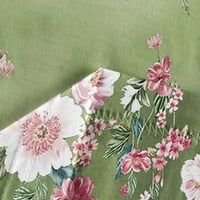 Royalloveness za žene Slatki cvjetni kratki rukav V izrez Casual Loot Fit Flare Haljina Plaža Mini haljina