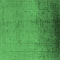 Ahgly Company Zatvoreni pravokutnik orijentalni smaragd zelene tradicionalne prostirke, 7 '10'