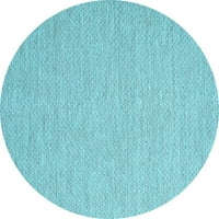 Ahgly Company u zatvorenom okruglom apstraktnoj svijetloj plavi prostirke savremene površine, 3 'runda