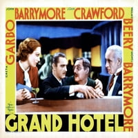 Grand Hotel s lijeve strane Joan Crawford John Barrymore Lionel Barrymore Lewis Stone Movie Poster Masterprint