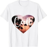 Premium California Cali Heart T-majica Majica