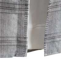 Kpoplk Muška Flannel Plaid majica s dugim rukavima Plaid majica casual gumb Up Regular Fit Softwarna