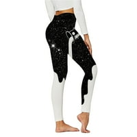 Wozhidaose Yoga hlače tiskane tajice visoki struk vježbanje trčanja sportskih tajica dizanje joga hlača