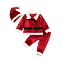 Imcute Dečiji santa Claus dugih rukava i pantalone set