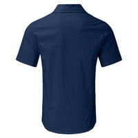 Polo majice za muškarce muške casual majice kratki rukav isključite majicu košulje na ovratniku