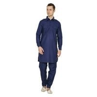 Muška indijska pakistanska odjeća pamučna udobna pathani odijelo ...