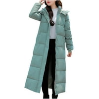 Viikei ženski kaputi i jakne čišćenje zimske modne žene produžena i zadebljana srednje dužina dolje