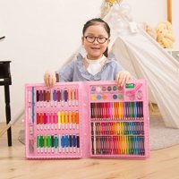 86 Set Crtanje alata za crtanje sa bojom Boing četkom Art Marker Vodeni boju Pen Crayon Kids Poklon crni