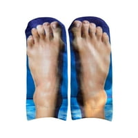 Zimske čarape za žene Muškarci Modne čarape Smiješni flip flops 3D Print pamuk-apsorpcijski upijajući