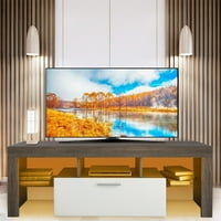 PAPROOS Nova nadogradnja TV štand za TV, TV ormar sa RGB LED lampicom, Zabavni centar za dnevni boravak