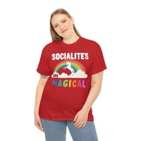 Socijalni su magični unizovani grafički majica