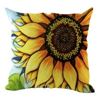 Prodaja čišćenja Mijauts Sunflower kratki plišani jastučni kauč kauč na kauču za jastuk Početna Dekoracija