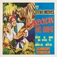 Sandokan The Great s lijeve strane: Genevieve Grad Steve Reeves Movie Poster MasterPrint
