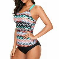 Ženski kupaći kostimi Tummy Control ispisano y nazad Coral TOP Ljeto HOT Girl tiskani bikini kupaći