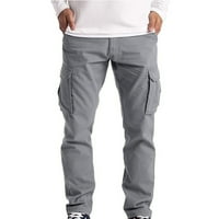 Muške hlače Ljetne hlače pantalone Ležerne prilike ravno višestruki džepni pantalone