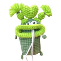 Skladištenje Handmade Crochet Tipka za ključeve, novost Crochet kobasica Ključ za utezanje automobila,