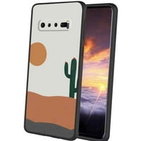 Kompatibilan sa Samsung Galaxy S10 + Plus telefonom, kaktus - Case Silikon zaštitni za teen Girl Boy