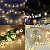 String lampice Lijepi lagani niz lampica za fudbalske lampe za proslavu rođendana na zabavi za rođendan