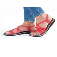 Sandale za stambene dame Audebana Sandale Flip Flops Sandale Comfy Sandalsthong Sandale veličine 4,5-12