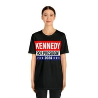 Kennedy za majicu predsjednika, crveno bijela i plava Kennedy majica