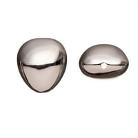 Akrilne perle Pronalaženje komada, Fancy Pad sa središnjim bušilicama, srebrnoj, 24x od 100g, uštedite