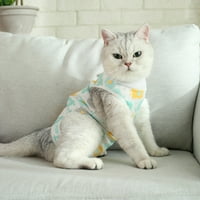 Shulemin Cat odvikavanje odijela Crtani uzorak protiv lizanja mačaka za kućne ljubimce Hirurško odijelo