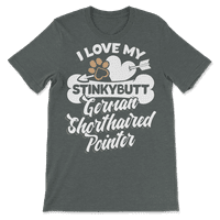 Smiješna njemačka kratkodlaka majica za pokazivača - volim svoj Stinkyb