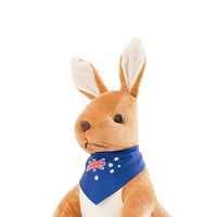 SUNISERY Cute punjene životinje plišana igračka kengur moma djeca pliša lutka kućni dekor rođendan poklon