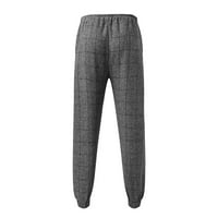 Leey-World Hlače za muškarce muške proljetne ljetne kaskalne pantalone u pantalonama u labavim pantalonima