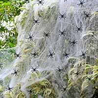 FNOCHY zastrašujući čišćenje zastrašivanja pamuka padobranska paukovna kućna zabava ukras festivala