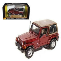 Maisto 31662BK Jeep Wrangler Sahara crni 1- Diecast model automobila