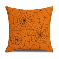 Lierteer Halloween Odštampano bacanje Jastuk za jastuk Pumpkin abeceda Kućni odmor Jastuk za odmor