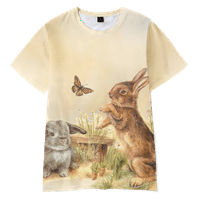 Žene Muškarci kratkih rukava majica Uskrs Bunny uzorak slatka za djecu, dijete, 03