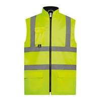 Yoko odrasli Hi-Vis podstavljeni bodywarmer