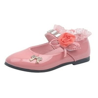 Daeful Kids Lagana ravna haljina cipele Slatka Mary Jane škola prozračna čarobna vrpca ružičasta 5c
