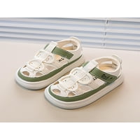 Daeful unise sandale zatvorene cipele na cipelama na otvorenom ljetne sandale neklizajuće plaže djevojke dječake modne zelene 10c
