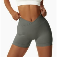 Hlače visokog struka za žene za žensku kontrolu trbuhe fitnes atletski vježbanje trčanja hlače na klirensu
