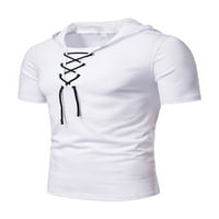 Capreze muns ljetni vrhovi majica u boji majica s kratkim rukavima majice prozračna bluza s kapuljačom