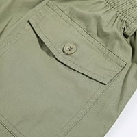 Madysbule Muški kratke hlače Muški ljetni džep patentni zatvarač BodyBuilding džepne kratke hlače Sportske casual pantalone