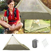 Vanjski planinari, kampiranje, jednosovni šator protiv komaraca, planinski kampovi, neto neprobojnog komaraca, mreža od gaze