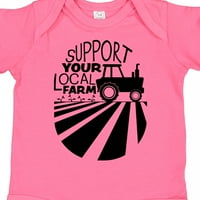 Inktastična podrška Vaša lokalna poljoprivredna poljoprivreda Poklon Baby Boy ili Baby Girl Bodysuit