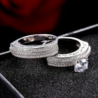 Trendi 2-komadni set prstena - visokokvalitetni materijal - Popularni stil - Ženski nakit