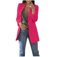 BDFZL Ženske ležerne vrhove Žene Blazers Vjetrootporni kaput kaput opružni kaput bluza jakna vruće ružičasta xxxxxl