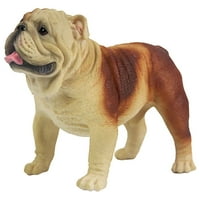 Simulirani pas model plastičnog ornamenta za pse, crtani pas figuric stojeći pas model pasa dekor pasa