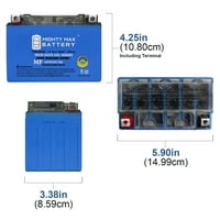 YTX9-BSGEL 12V 8AH GEL zamjenska baterija Kompatibilna sa Kymco Grand Dink 01- - Pack