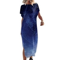 Zunfeo haljine za žene - Maxi haljina za odmor na plaži Ležerne prilike za odmor Ležerne duge haljine