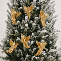 Božićni ukrasi Božićni ukrasi kreativni zlatni i srebrni mali anđeo privjesak božićni ukrasi za ukrase za dom