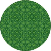 Ahgly Company Machine prati se u zatvorenom kvadratu Prelazne duboke smaragdne zelene prostirke zelene površine, 3 'kvadrat